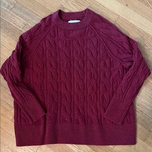 Aerie cable knit sweater | S